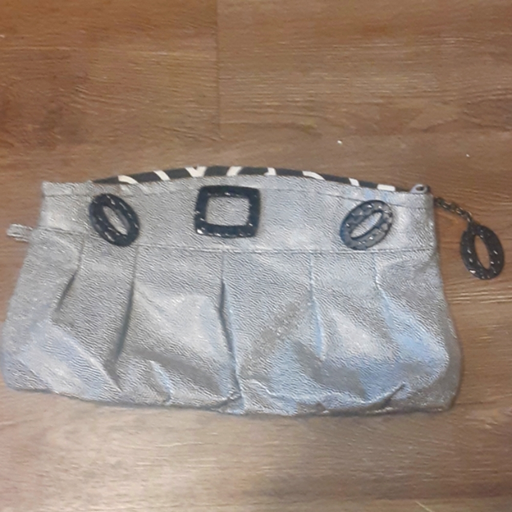 Clutch bag silver